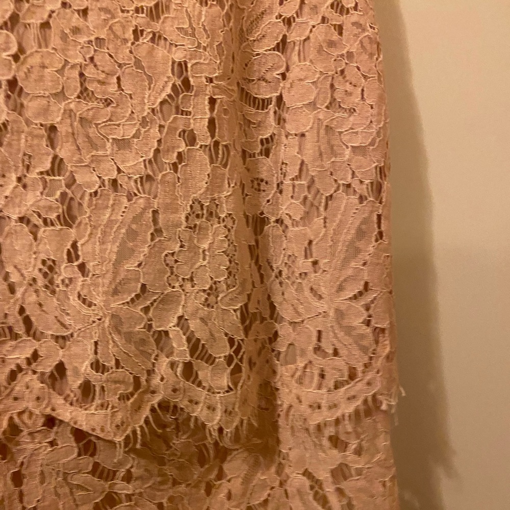 Lulus Pink Tiered Lace Skirt - Picture 7 of 12